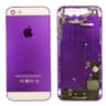 Apple iPhone 5 Backcover violet/weiss mit Logo, neu, original
