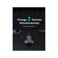 UGREEN - USB Fast Charger Nexode Pro 45W, Dual USB-C, GaN, Gray – Bild 6
