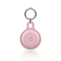AirTag Keychain - RPD Silicone Case with Shield Emblem, Pink – Bild 1