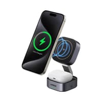 Ugreen - 2-in-1 Qi2 Magnetic Folding Charging Station (W702 / 35316), gray/black – Bild 1