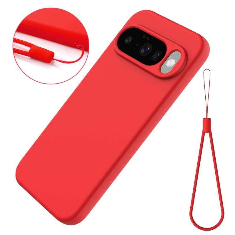 Pixel 10 / 10 Pro - Silikon Hülle rot – 3