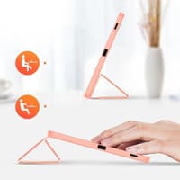 Samsung Galaxy Tab S11- Dux Ducis Domo Series, aufstellbares Flip-Etui, Pink – Bild 5