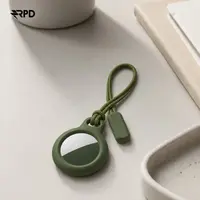 Porte-clés AirTag - RPD Coque rigide avec dragonne, Vert olive – Bild 3