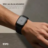 RPD Magnos Magnet Armband Nylon Geflochten für Apple Watch 38/40/41/42mm - Schwarz – Bild 4