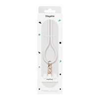 DUX - PL-I Premium silicone lanyard cell phone chain, white – Bild 2