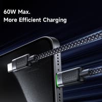 McDodo - USB-C to USB-C Magnetic Self-Winding Cable, 60W, 1.2m, Schwarz – Bild 7
