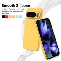 Google Pixel 10 Pro XL - Silikon Schutzhülle, Gelb – Bild 5