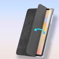 Samsung Galaxy Tab S9/S9 FE - Dux Ducis Unid Series, aufstellbares Flip-Etui, Schwarz – Bild 6