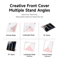 iPad Air 13 (2024) / iPad Pro 12.9 (2020/ 21/22) - Dux Ducis Magi Series, aufstellbares Flip-Etui, pink – Bild 5