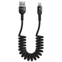 McDodo - USB-C to Lightning, spiral cable, 1.8m, black – Bild 2