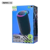 REMAX RB-M82 Party Light Tragbarer Kabelloser Lautsprecher 14W (Bluetooth/USB/TF card/FM), Schwarz – Bild 2