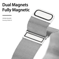Apple Watch - DUX Milanese Version Strap - 42mm/44mm/45mm/46mm(10.Gen)/49mm, Silver – Bild 3
