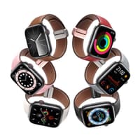 Apple Watch - DUX Gadget Series genuine leather wrist strap (42mm-49mm), YA version, brown – Bild 2