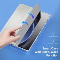 Samsung Galaxy Tab S9 FE Plus / S9 Plus / S10 Plus - Dux Ducis Unid Series, aufstellbares Flip-Etui, Grün – Bild 6