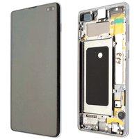Samsung Galaxy S10+ / S10 Plus Frontglas / LCD weiss (Prism white), neu, pulled – Bild 1
