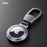 AirTag Keychain - RPD Metal Case, Magnetic Closure, Purple – Bild 3