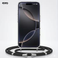 iPhone 11 - Necklace - Transparent with practical black strap – Bild 2