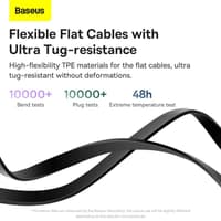 Baseus - Bright Mirror 2 Series - 3-in-1 fast charging cable, 100W 1.1m, Black (CAMJ010201) – Bild 5
