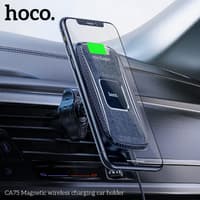 Hoco CA75 Supporto magnetico di ricarica wireless per auto, nero – Bild 6