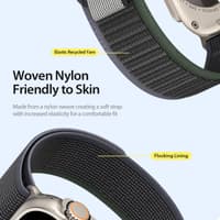 Apple Watch - DUX YJ Version Strap - 38mm/40mm/41mm/42mm(10.Gen) Navy – Bild 6