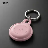 AirTag Keychain - RPD Silicone Case with Shield Emblem, Pink – Bild 3