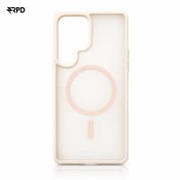 Samsung Galaxy S25 - Custodia protettiva Magsafe opaca, crema – Bild 1