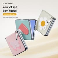 Samsung Galaxy Z Flip 7 - Dux Ducis Luvy Series, Daisy Edition, Starlight – Bild 2