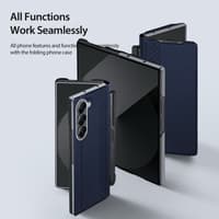 Samsung Galaxy Z Fold 7 - Dux Ducis Bril Series with pen holder, blue – Bild 6