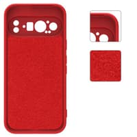 Google Pixel 9 Pro - Silikonhülle, rot – Bild 2