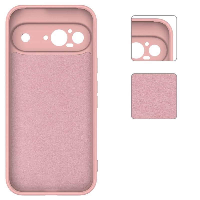 Google Pixel 9 - Housse en silicone rose – 2