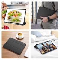 Samsung Galaxy Tab S11 Ultra - Dux Ducis Domo Series, aufstellbares Flip-Etui, Schwarz – Bild 7