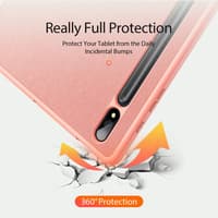 Samsung Galaxy Tab S9 - Dux Ducis Domo Series, aufstellbares Flip-Etui, Grau – Bild 5