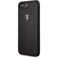 iPhone 7 Plus / 8 Plus – Scuderia Ferrari Leder Case, Schwarz – Bild 3