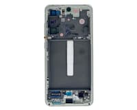 Samsung Galaxy S21 FE vetro anteriore / LCD Verde oliva, nuovo, originale SMG990B – Bild 1