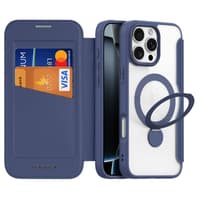 Dux Ducis - iPhone 16 Pro - Custodia Skin X Pro Series con MagSafe e supporto ad anello a 360°, blu – Bild 3