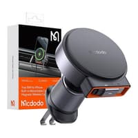 Mcdodo - Qi car charger, with disposable USB-C cable, 15 W, black – Bild 5
