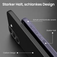 Samsung Galaxy A53 - Robustes TPU-Case mit Carbon-Optik, Schwarz – Bild 6