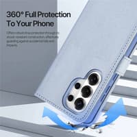 Samsung Galaxy S26 Ultra - Étui Dux Ducis Lawa Premium bleu clair – Bild 10