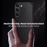 Samsung Galaxy S24 Plus - Robustes TPU-Case mit Carbon-Optik, Schwarz – Bild 7