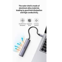 Ugreen - USB-C to USB3.0 Ethernet Adapter 1000 Mbps (CM475 / 20932), gray/black – Bild 7
