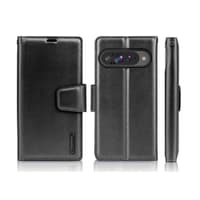 Google Pixel 10 / 10 Pro - Hanman Mill Flip Case mit 3 Kartenfächern, schwarz – Bild 3