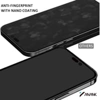 ANANK 2.5D Privacy trasparente (colla coreana LG Privacy) vetro blindato per iPhone 16 Plus – Bild 8