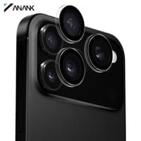 ANANK iPhone 17 Pro / 17 Pro Max - Verre blindé pour caméra arrière - Corning Glass, protection double lentille, noir – Bild 1