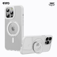 Apple Phone 17 Pro - 360 degrés Magsafe Stand Etui argenté – Bild 1