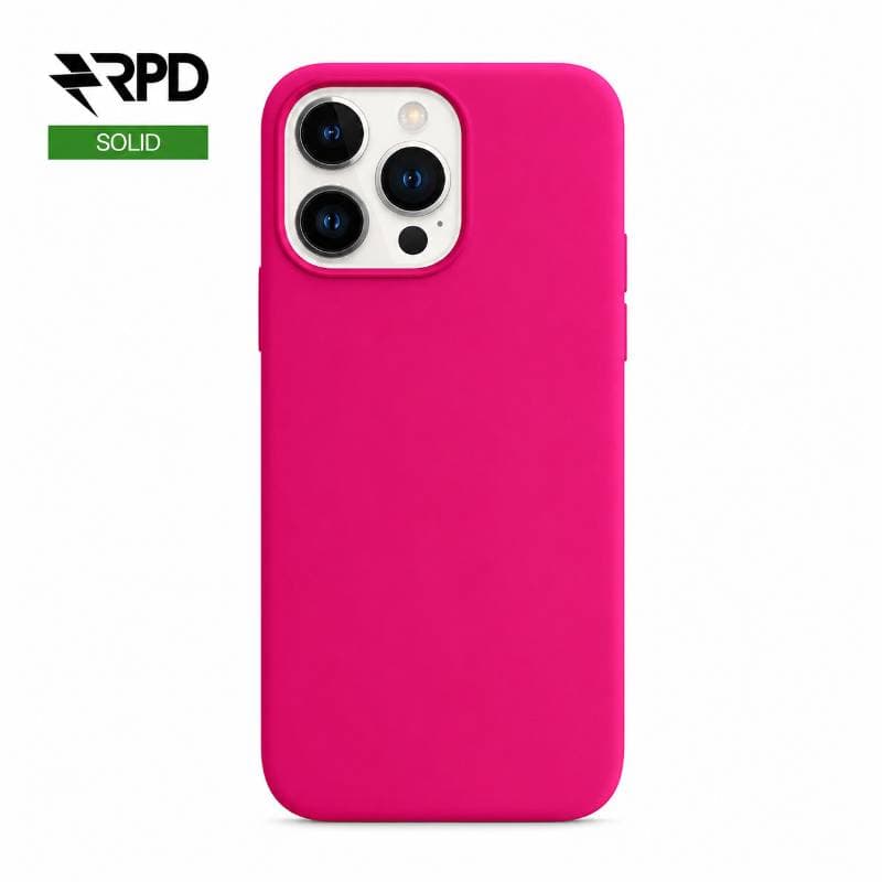 iPhone 13 Pro Max - Silicone Case pink glow, solid