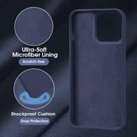 Samsung Galaxy A37 - X-Level Silicone membrane case, Bleu foncé – Bild 4