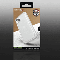iPhone 14 Plus - X-Doria Raptic Slim Backcase, clear, stoßfestes Case für optimalen Schutz – Bild 9