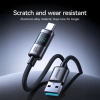 Joyroom Digital Display Fast Charging Cable (S-A16Pro) Type-A to Type-C, 1.2m, Black – Bild 5