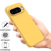 Google Pixel 10 / 10 Pro - Silikon Schutzhülle, gelb – Bild 4