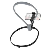 Hoco - Campo K30 neck holder with phone clip for portrait/landscape format, black – Bild 1